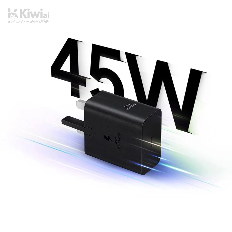 خرید شارژر دیواری 45 وات سامسونگ مدل EP-T4511 Low Standby به همراه کابل 1.8 متری - سه پین