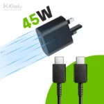 شارژر دیواری 45 وات سامسونگ مدل EP-T4510 به همراه کابل تبدیل USB-Cاصل
