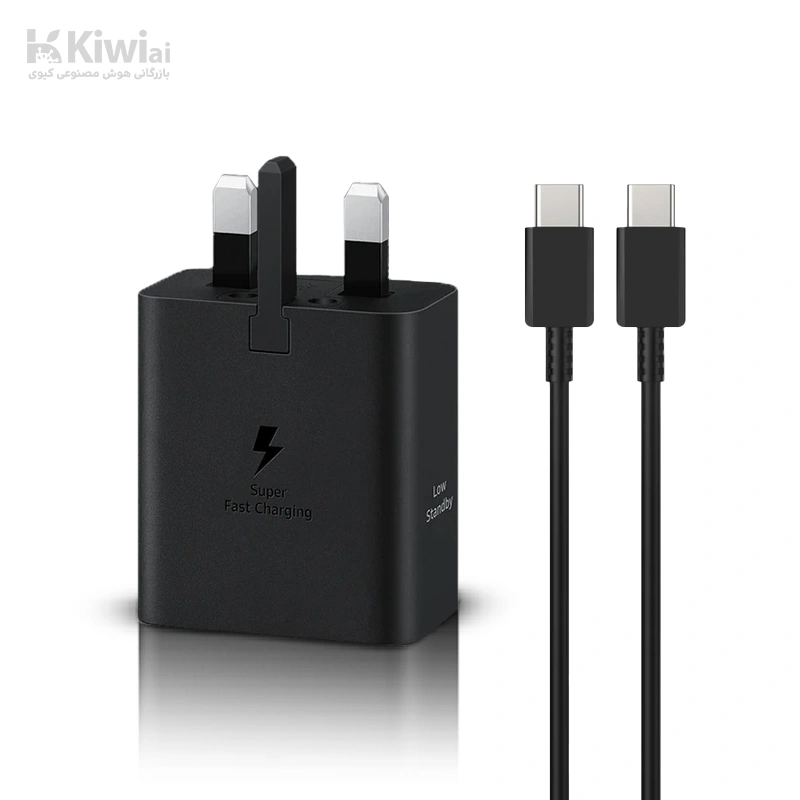 شارژر دیواری 45 وات سامسونگ مدل EP-T4511 Low Standby به همراه کابل 1.8 متری - سه پین اورجینال