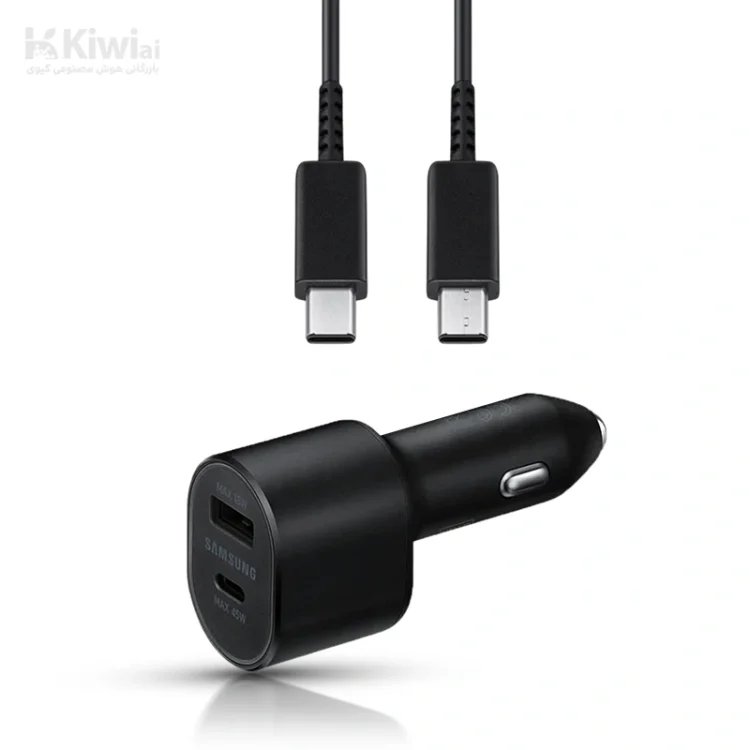 شارژر فندکی سامسونگ مدل EP-l5300 به همراه کابل USB-C